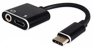 Agiler Agi-1260 Type C Male to 3.5 jack + type c female charging port Agiler Agi-1260 Type C Male to 3.5 jack + type c female charging port